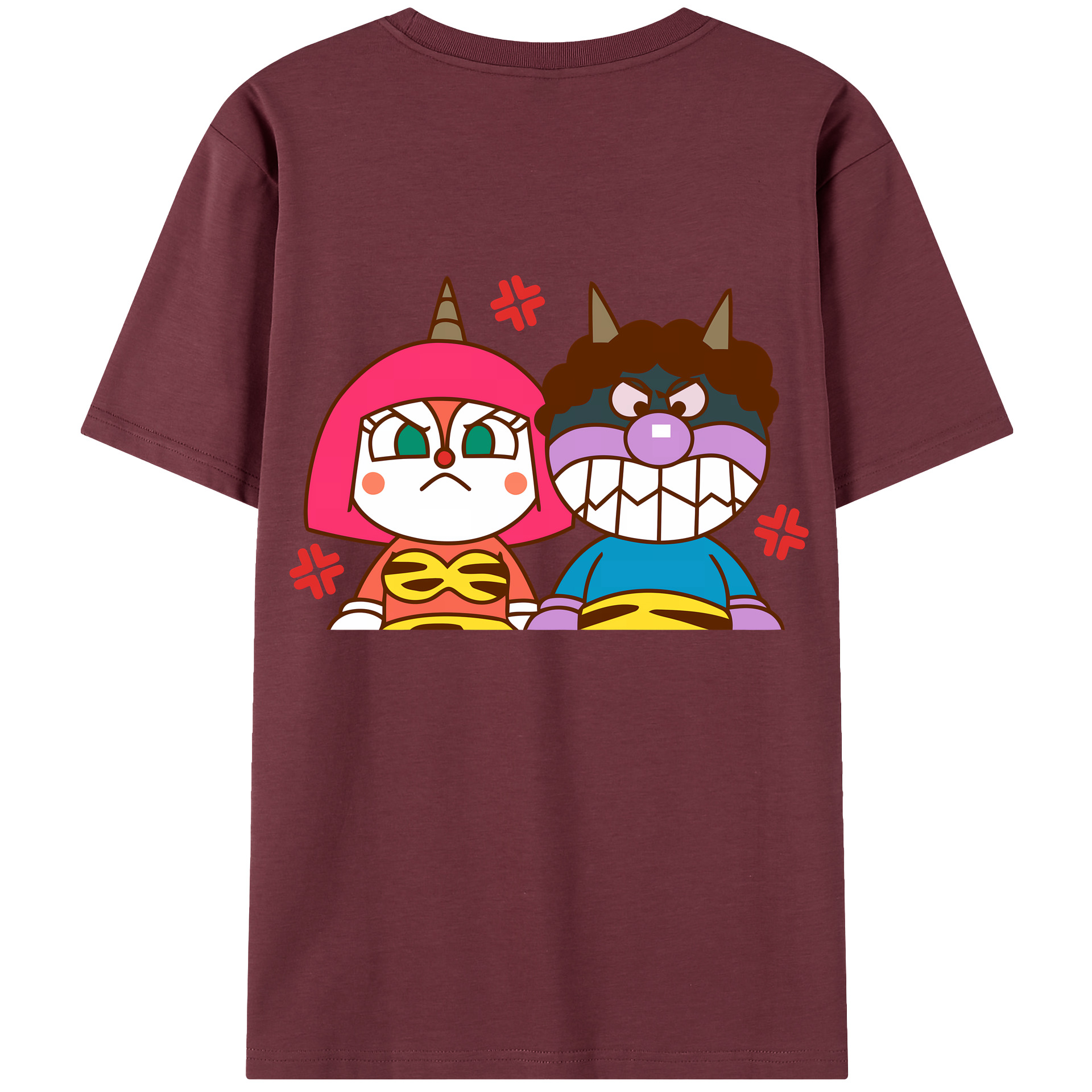 （画像用） アンパンマン Anpanman 綿100％半袖Tシャツ（背面プリント）